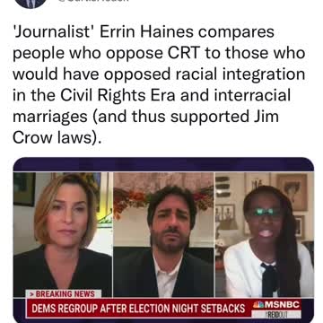 Left melt down over Virgina