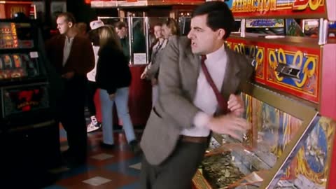 Mr Beans funny dive