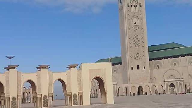 the mosque hassan 2 in morocco