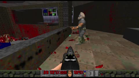 Brutal Doom - TNT: Evilution - Pistol Start - Hard Realism - Processing Area (MAP17)