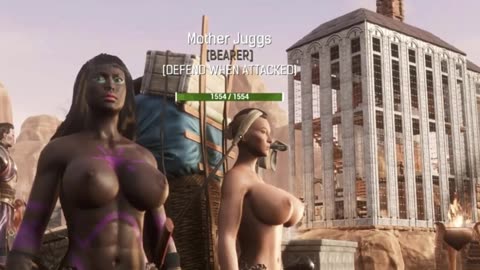 Conan Exiles, base upgrade, Bouncing, Busty, Boobs, Breast Expansion, fake tits