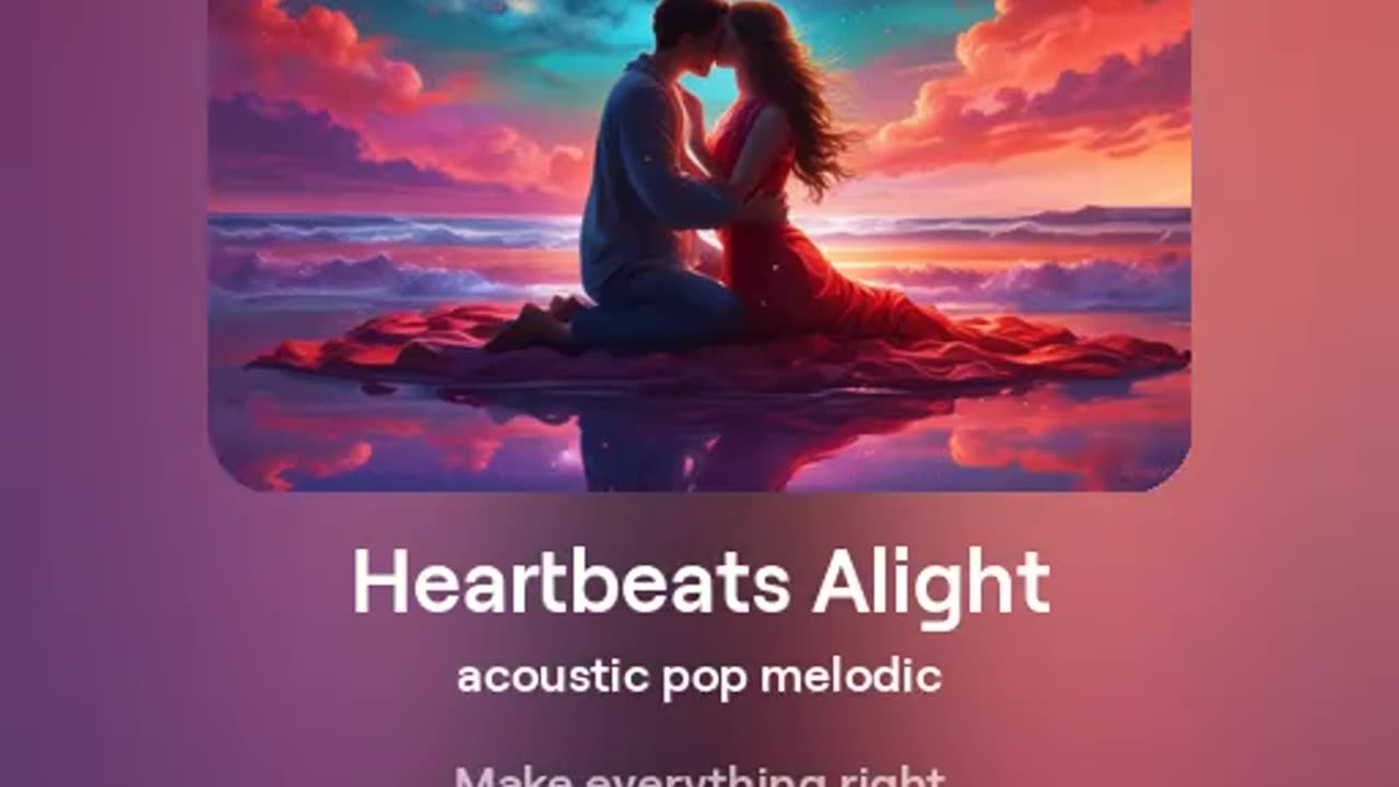 Heartbeats Alight - AI Generated Love Song - AI Music Agency - Love Song For Your Loved Ones