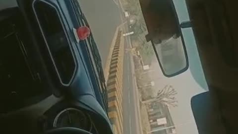 Riding car more than 125km speed