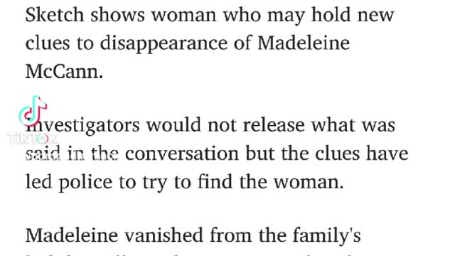 Madeline Mccann suspect looked like what now?