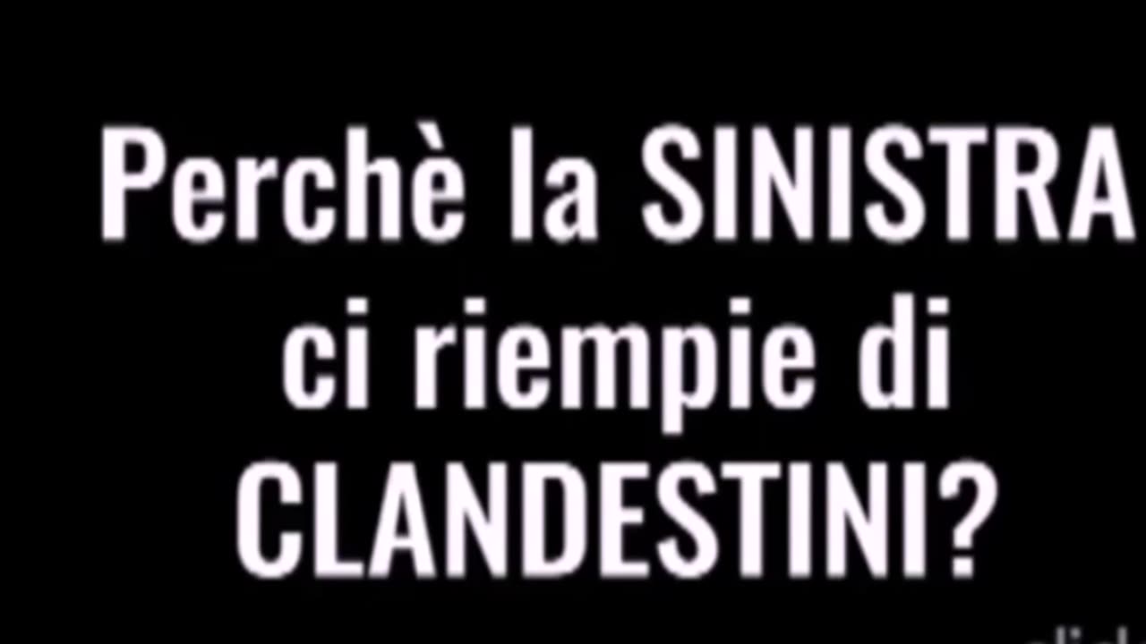 PERCHE' LA SINISTRA VUOLE QUESTA INVASIONE?