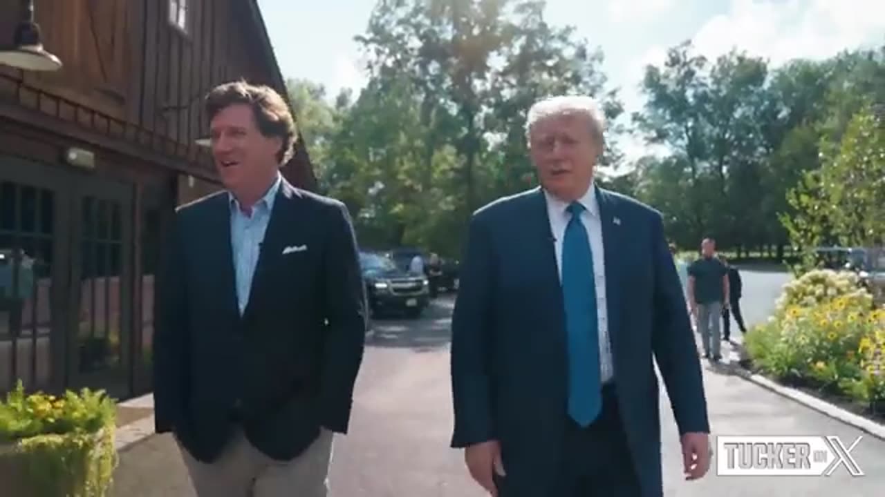 Donald Trump. Tucker Carlson.
