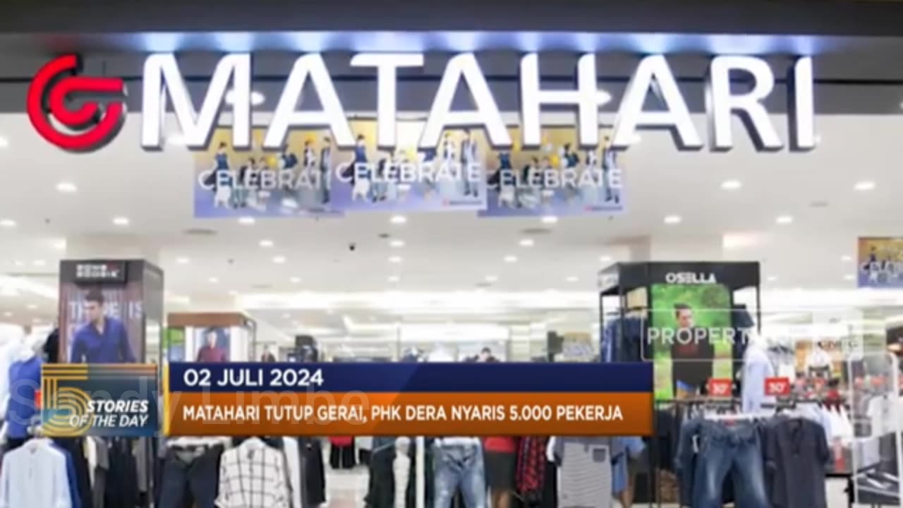 Perusahaan Matahari Tutup Banyak Gerai Dan PHK 4.000 Lebih Karyawan