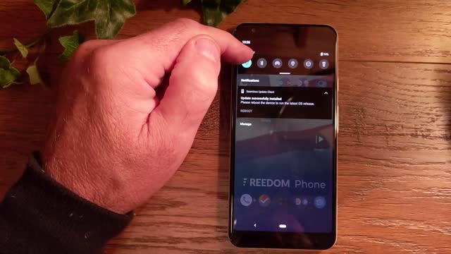 Freedom Phones - Using the Upper Menu