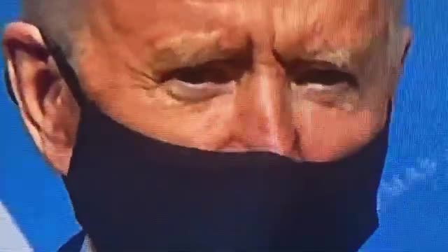 Whats up with Bidens Nose??