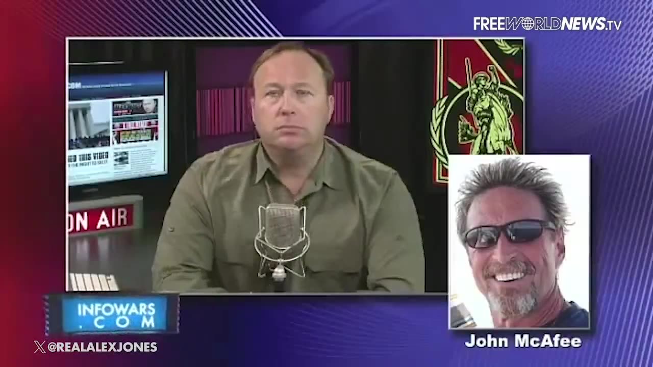 Maverick Murdered By The New World Order: John McAfee Tells All To Alex Jones