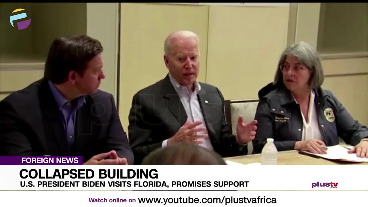 US President Biden visits Florida, promises support.