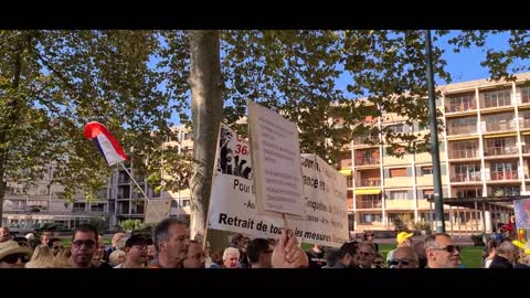 Manifestation Annecy le 16 10 2021