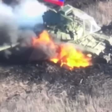 Russian tank near Avdiivka 🔥🔥🔥
