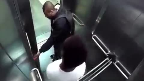 elevator prank