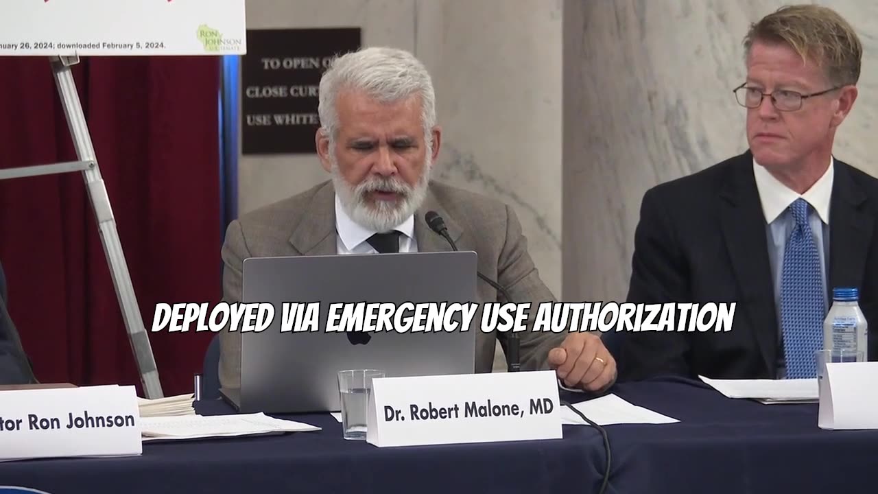 Powerful testimony by dr. Robert Malone