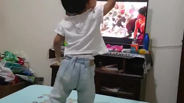 cute little baby dance