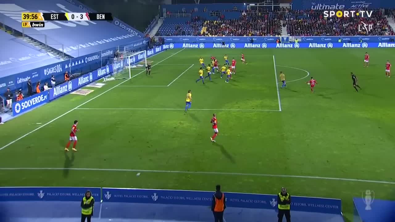 Goal | Golo António Silva: Estoril Praia 0-(3) Benfica