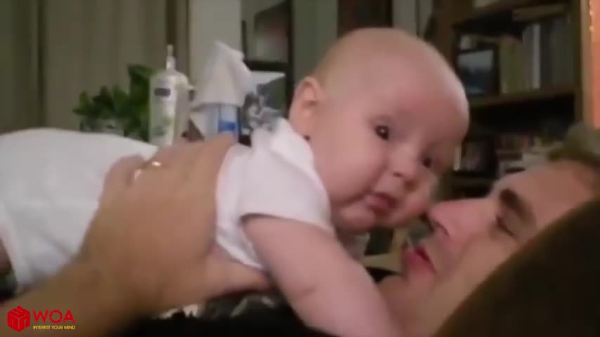 FUNNY Babies ANGRY & CRY When Daddy Poke Fun