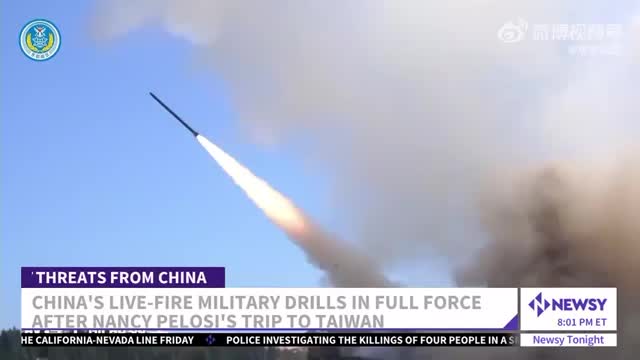 Chinese Drills Increase Tensions With Taiwan