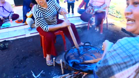 Traditional Dodol Cooking