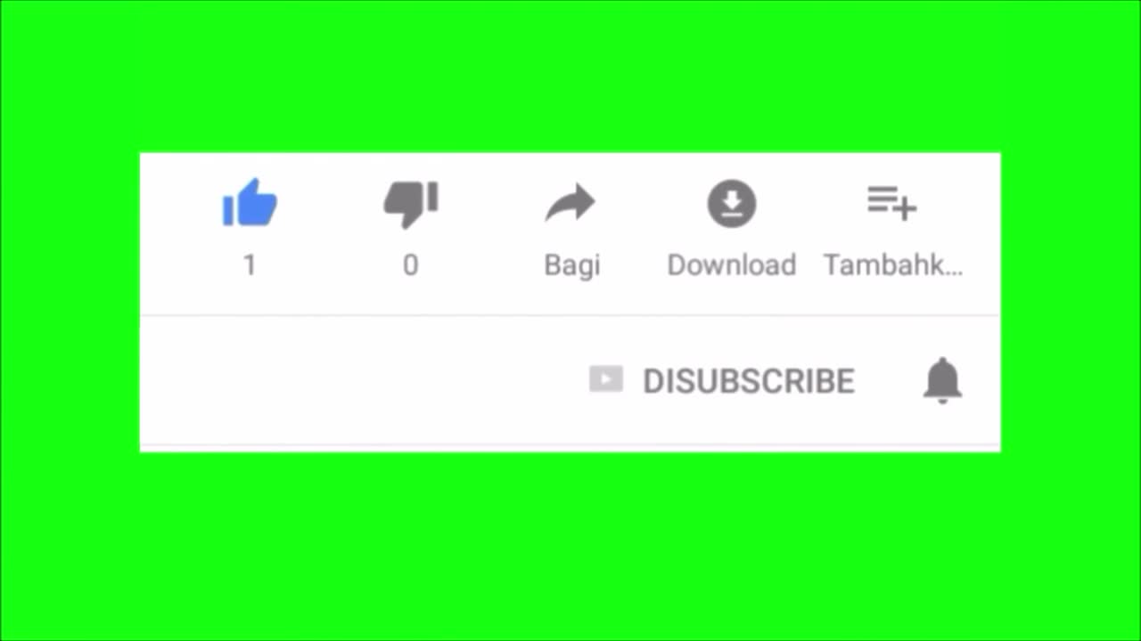 Green screen for notifications