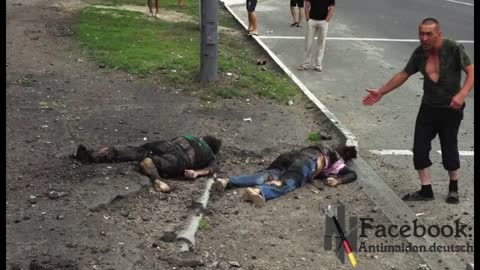 Antimajdany ve městech na východě Ukrajiny 2014