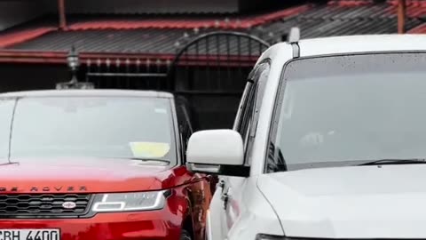 Range Rover and Montero chill Ride in the street