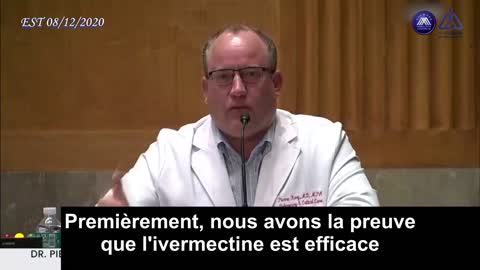 Dr. Pierre Kory : L'Ivermectine est une solution à la crise de la Covid-19