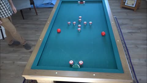 Golfbiljart leer video. Dubbele aanval