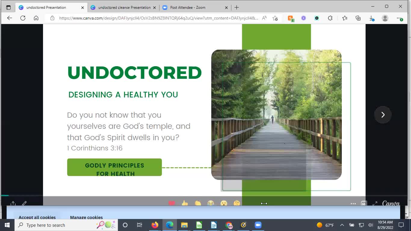 Undoctored: Designing a Healthy You: Quick Update
