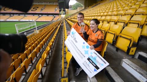 Couple scoop £100,000 in Wolves lottery win