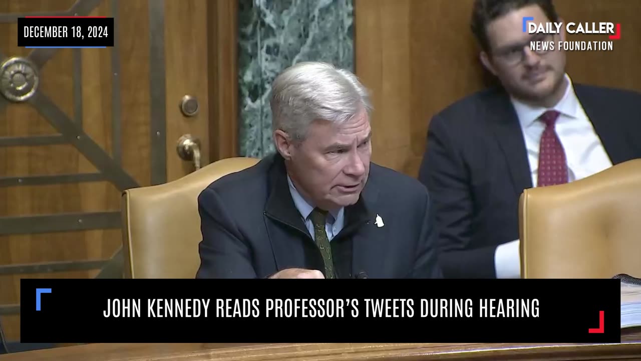 SAVAGE: John Kennedy Reads Woke "Climate Extremist's" Tweets During Hearing