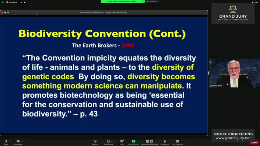 GRAND JURY - THE COURT OF PUBLIC OPINION - DAY 6 - EUGENICS & OUTLOOK