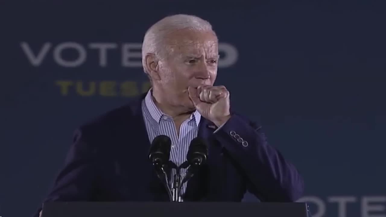 Joe Biden Coughs Repeatedly While Campaigning For Newsom: "I Apologize...For Coughing"