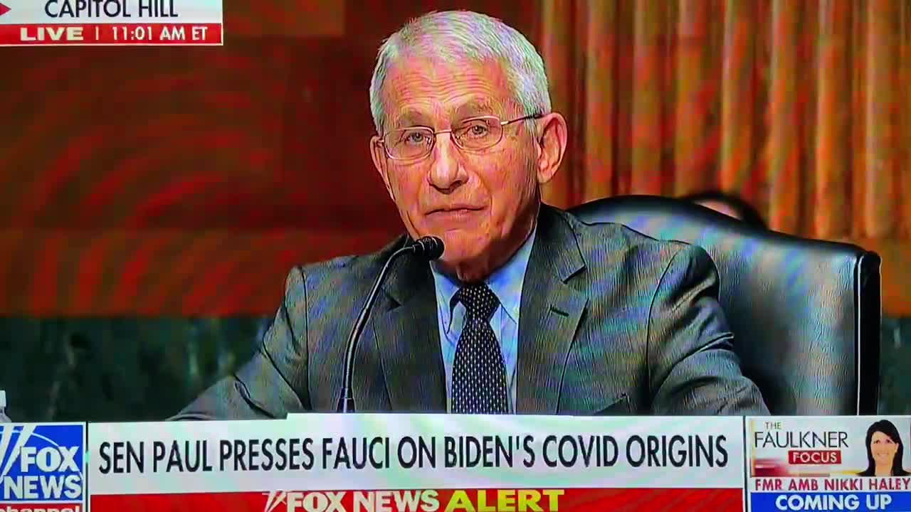 Dr Fauci finally!! Many have known this for months