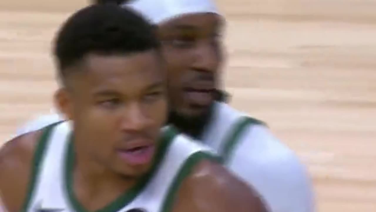 GIANNIS EJECTED AFTER STARE DOWN 😳