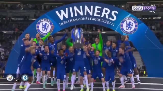 FULL trophy presentation as chelsea clinch second UCL title | UCL 20/21