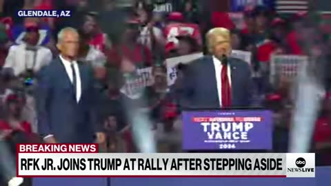 RFK Jr. joins Trump at Arizona rally after dropping out of race