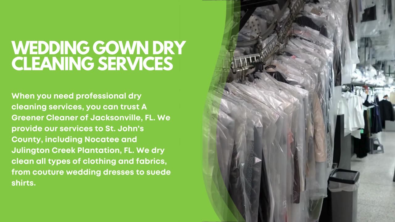 Premium Wedding Dress Cleaning - A Greener Cleaner