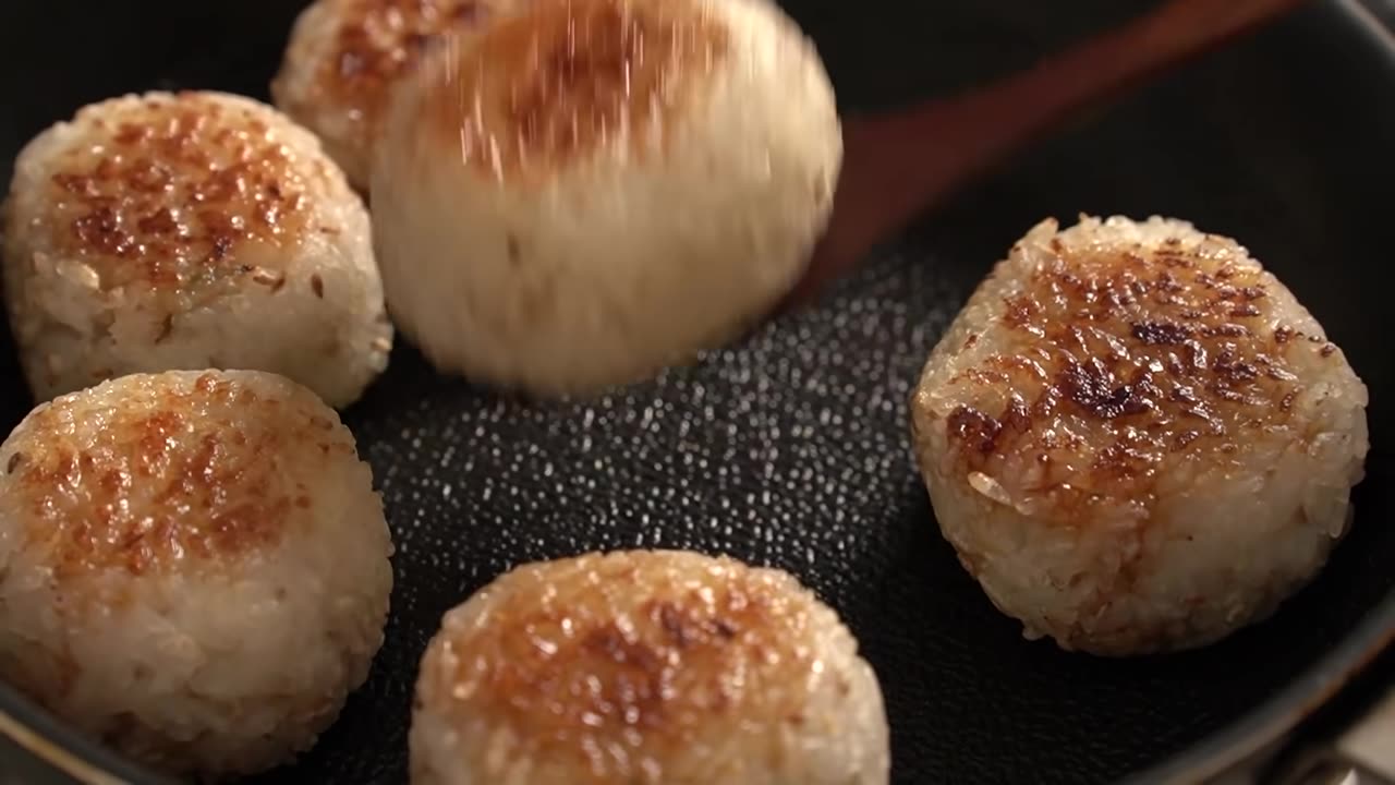 Grilled Rice Balls