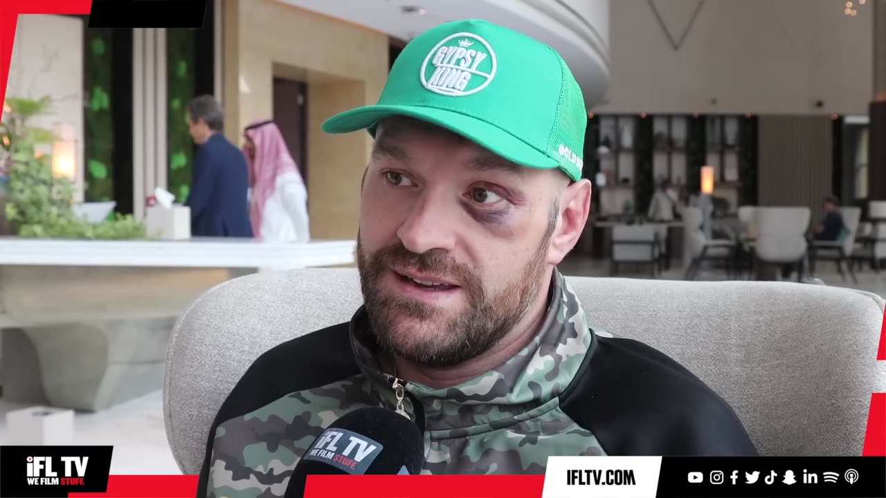 Tyson Fury Doesn't Hold Back On Ngannou Win Usyk Final_Interview In Saudi Arabia