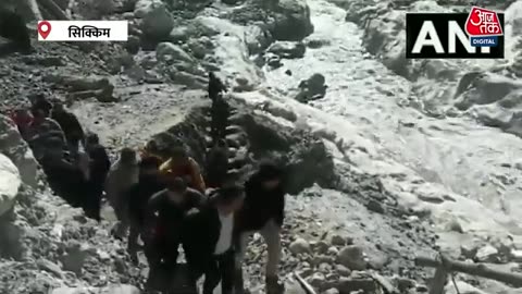 Sikkim Flood Update: Sikkim CM Prem Singh Tamang reached flood affected areas. Aaj Tak