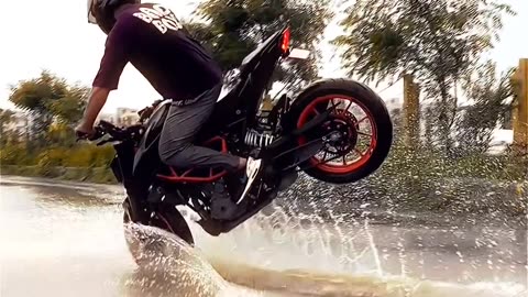 Duke 390 wheelie status #trending #viral