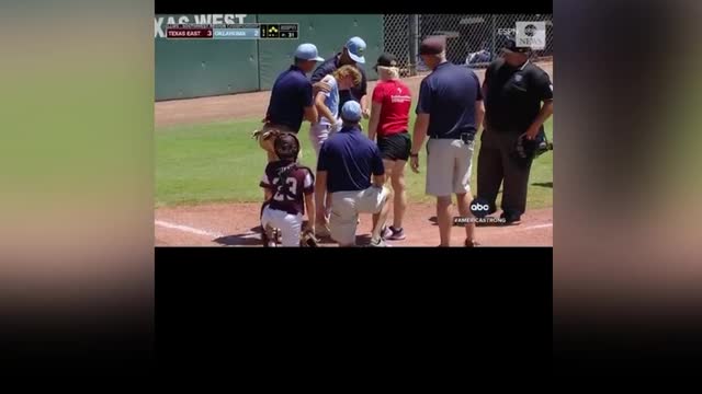 Little leaguers display remarkable sportsmanship