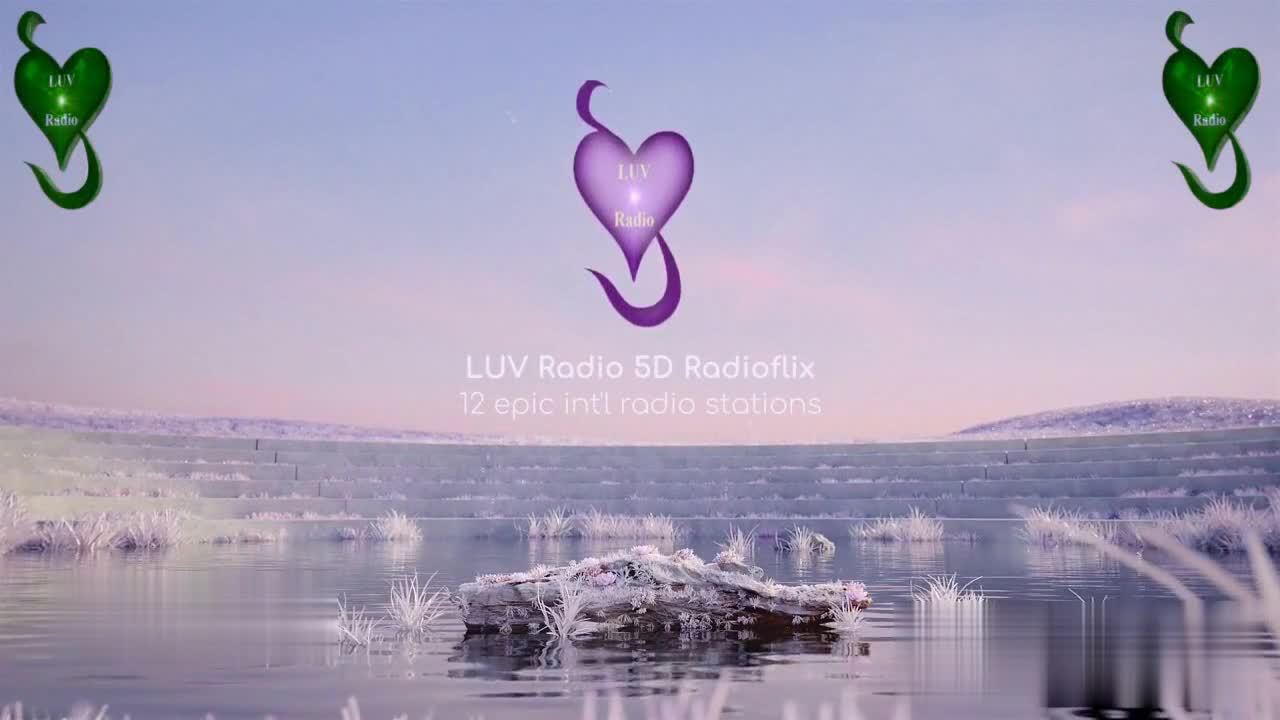 LUV Radio Pastel Paradise Logo promo 18 sec .. LUV Radio (12 Epic Int'l Radio Stations) 5D Radioflix