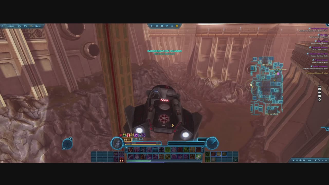 Cruisin' around downtown busted Corellia, lookin for trouble (SWTOR)