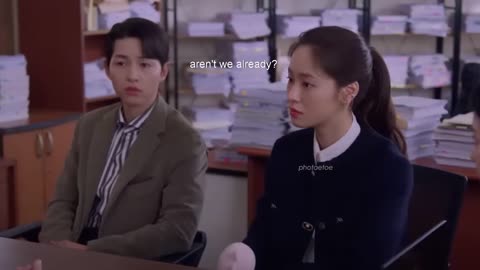 vincenzo and cha-young being an old married couple (humor)