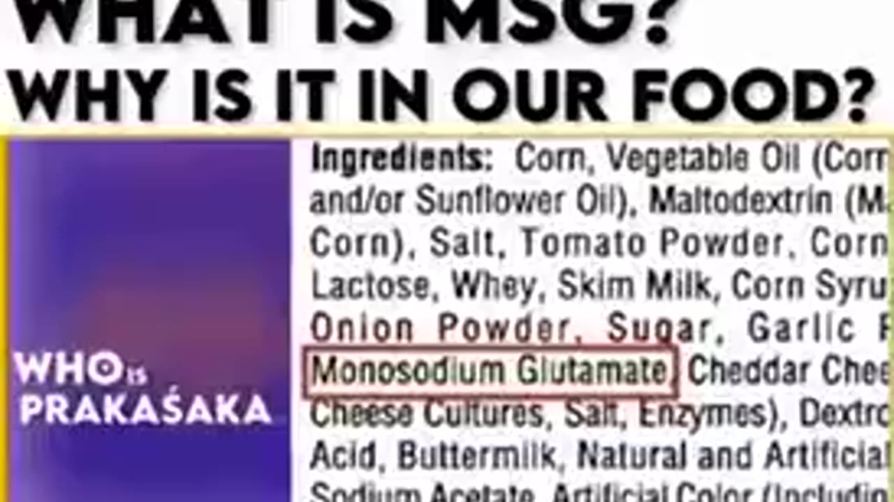 WHAT IS MSG？ WHY IS IT IN OUR FOOD？