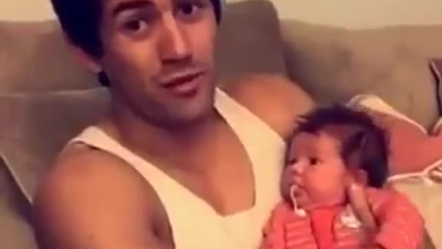 "hanging with bryer at 1am late night surprises 😂 #daddyduty #babybarf #rumbles"