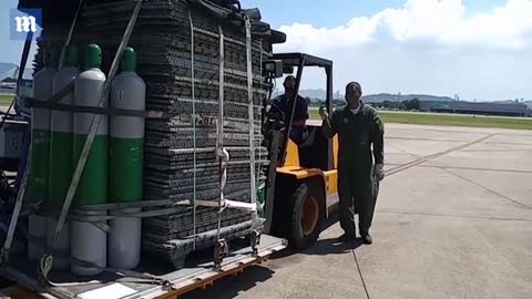 Brazil's army has transported oxygen supplies to Amazonas state